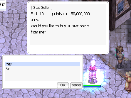 Custom Stat Seller