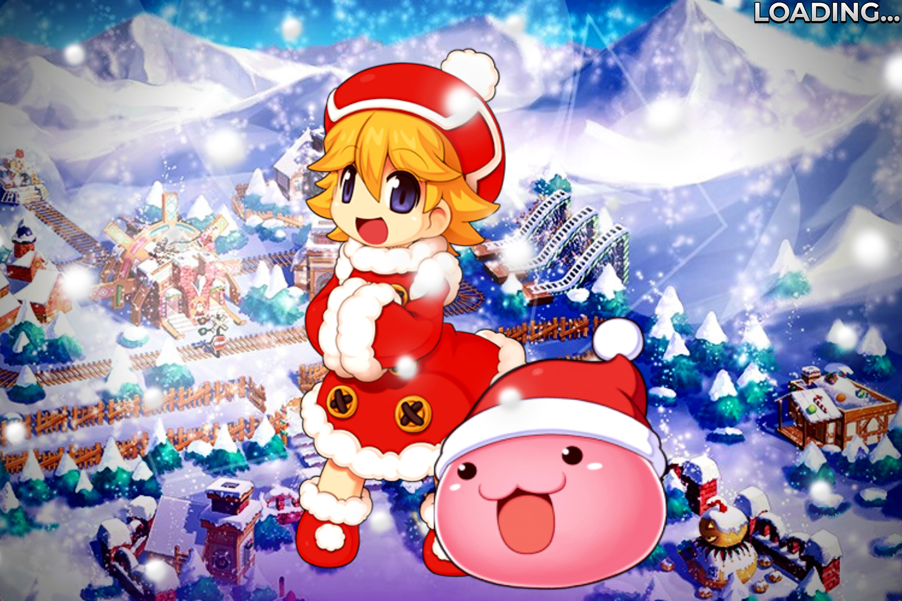 Natsukashi Christmas Themed Loading Screens