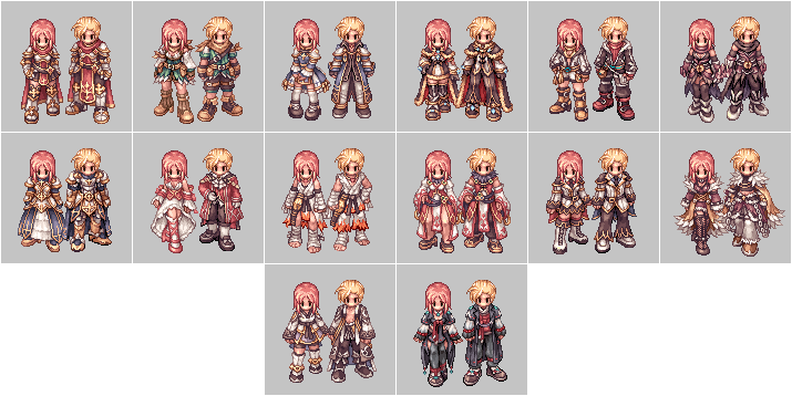 Third Job Costumes New Classes Corrected Job Sprites Rathena